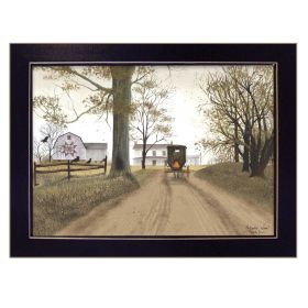 "Headin' Home" by Billy Jacobs, Ready to Hang Framed Print, Black Frame