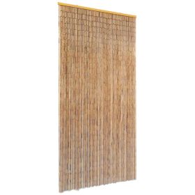 Insect Door Curtain Bamboo 35.4"x86.6"