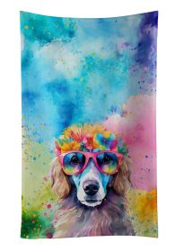 Poodle Hippie Dawg Kitchen Towel Dish Cloths Guest Hand Towel Decorative Bathroom Towel for Face,Tea, Dishcloth, Kitchen and Bath