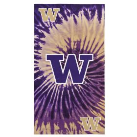 Washington Huskies NCAA Psychedelic Beach Towel 30 x 60 inches