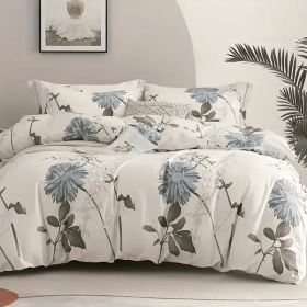 Haoyijia Big Flower Duvet Cover Queen (Option: Twin)