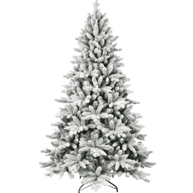 White Christmas Treemixed Flocked Tree (Option: 7ft PE PVC)
