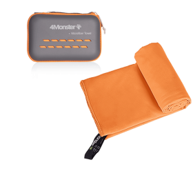 Camping Towels Super Absorbent, Fast Drying Microfiber Travel Towel, Ultra Soft Compact Gym Towel ,Sport Towel (Color: Orange, size: XL 75x150cm)