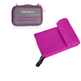 Camping Towels Super Absorbent, Fast Drying Microfiber Travel Towel, Ultra Soft Compact Gym Towel ,Sport Towel (Color: Purplish red, size: S 40x80cm)