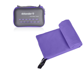 Camping Towels Super Absorbent, Fast Drying Microfiber Travel Towel, Ultra Soft Compact Gym Towel ,Sport Towel (Color: Purple, size: M 50x100cm)