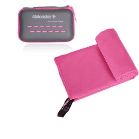 Camping Towels Super Absorbent, Fast Drying Microfiber Travel Towel, Ultra Soft Compact Gym Towel ,Sport Towel (Color: Rose, size: XL 75x150cm)