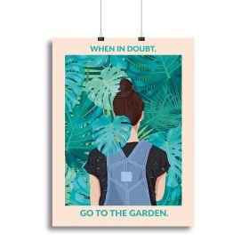 In Doubt Standard Wall Art Canvas Print or Poster (type: Standard Framed Canvas Print, size: 12" x 8" / 30cm x 20cm approx)