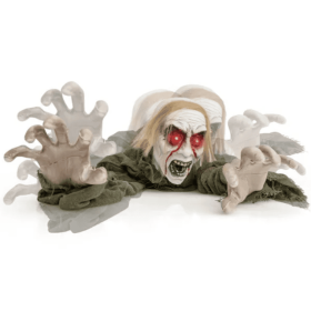 Halloween Zombie Decorations With Sparkling Eyes And Spooky Sounds (Option: As picture)